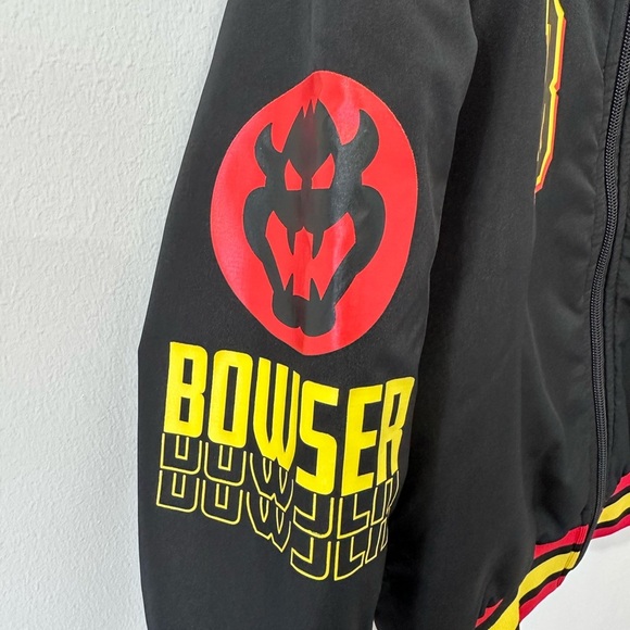 Nintendo Super Mario Bomber Jacket, Bowser Jacket Size 5/6 - Picture 9 of 12
